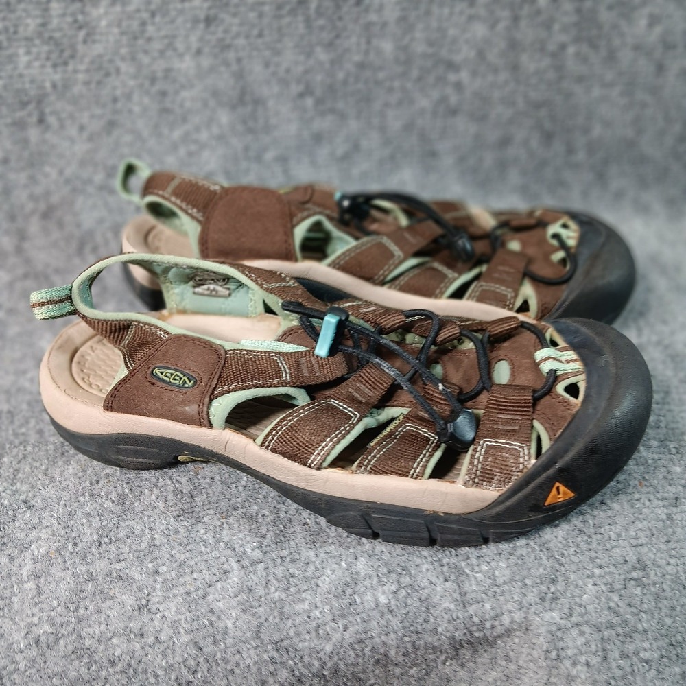 KEEN Newport H2 Water Sandals Brown Teal Women's Outdoor Sz 9 US EU 39.5 UK 6.5